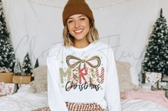 White Christmas Sweatshirt Mockup Product Image 2