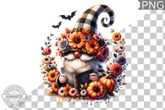 Halloween Gnome Sublimation - Clipart PNG Design Product Image 1