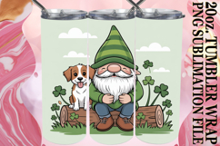 Radiant Love 20oz tumbler wrap, St Patricks Product Image 1