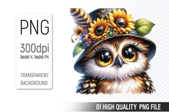 Cute Chicken, Animal Sublimation Clipart PNG Product Image 1