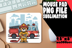 WHIMSICAL MOUSE MAT GIFT MAGIC, Cute Bear Product Image 1