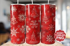 Christmas Red Tumbler | Christmas Tumbler Wrap Product Image 1