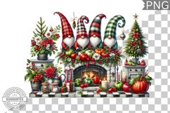 Christmas Gnome Sublimation - Clipart PNG Design Product Image 1