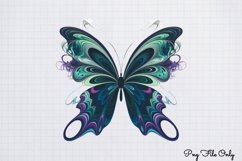 Smoke Butterflies Clipart PNG Product Image 1