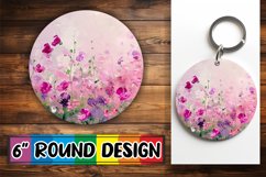 Sublimation Springtime Splendor Circle Design Blossom Burst Product Image 1