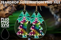 FUN Teardrop Earrings Design Ideas, Neon Xmas Product Image 1