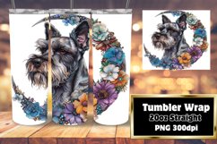 Whimsical Whiskers: Watercolor Tumbler Design 20oz Product Image 1