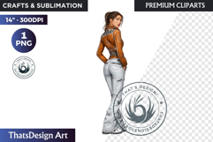 Alpine Winter Sports Fashion and Cabin Clipart PNG Product Image 1