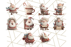 Santa Claus Clipart, North Pole Holiday PNG Graphics Product Image 8