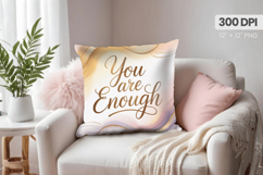 Inspirational Quotes Pillow PNG Motivational PNG Sublimation Product Image 1