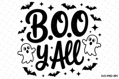 Boo Y&#039;All Svg | Halloween Svg | Svg Cut Files Product Image 1
