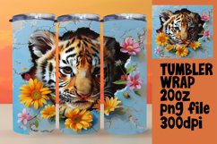 3D Wall Hole Wrap: Adorable Springtime Animals Product Image 1