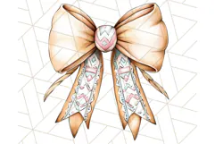 Western Style Bow PNG, Cute Cowboy, Cowgirl Coquette Png Product Image 4