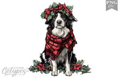 Christmas Dog Clipart Design - High Quality 300 Dpi Product Image 1