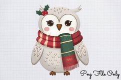 Woodland Christmas Watercolor Clipart PNG Product Image 1