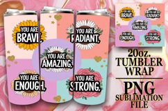 RADIANT GIFT 20oz TUMBLER WRAP, Quote Product Image 1