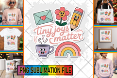 Joyful TSHIRT Art Sublimation, Funny Quote Product Image 1