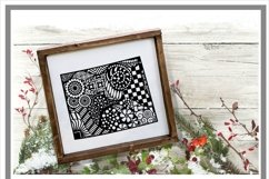 Zentangle Colorado SVG Cut File Product Image 2