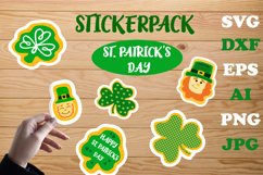 St Patrick's Day SVG. St Patrick's Day stickers set Product Image 1