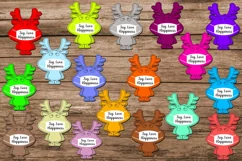 Christmas Reindeer with Face Masks Clipart- COVID Christmas Product Image 2