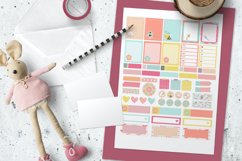 Floral Nursery -PLANNER STICKER TEMPLATE, Canva Template Product Image 3