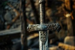 Antique sword with ornate detailing Product Image 1