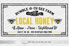 Local Honey Bee Farm SVG | Farmhouse Spring Sign SVG & more Product Image 4