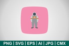 Vector Astronout Icon Product Image 1