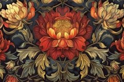 Art Print Flower Background Wallpaper Product Image 1