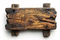 Vintage Wooden Nameplate Signboard Product Image 1