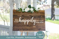 This is our happily ever after - SVG, Sublimation, Printable Product Image 2