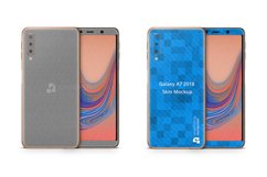 Samsung Galaxy A7 Vinyl Skin Design Mockup 2018 Product Image 2