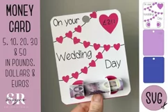 Wedding Money card | Paper cutting | Money card SVG Product Image 1
