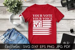 Your Vote Your Voice SVG PNG Electioins 2020 Use Your Voice Product Image 6