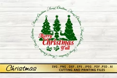 Christmas SVG PNG EPS DXF Files For Cutting and Printing Product Image 1
