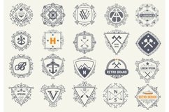 Set of 20 Ornamental Monograms and Logos Product Image 1