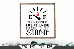 This Little Light Of Mine I'm Going To Let It Shine SVG Product Image 1