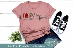 Farm to Fork Kitchen Design - SVG, Sublimation, Printable Product Image 3