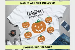 GrandMa's Pumpkin Patch - Halloween SVG EPS DXF PNG Cut File Product Image 1