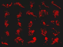 200 RED SMOKE TRANSPARENT PNG FILES, PHOTOSHOP OVERLAYS Product Image 10