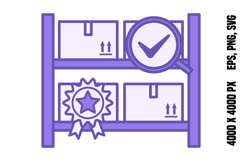 Colored Quality Control Icon Product Image 1