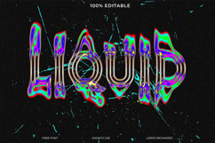 Vibrant Liquid Textured Graphic Design for Download Product Image 1