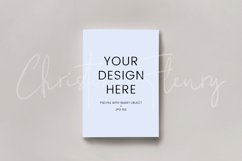 Minimal Flat Lay Paper Card Mockup, Poster Wall Art Mockup Product Image 3