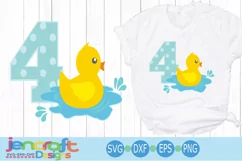 Baby Birthday 4th Birthday 4 months Toddler Kids svg print Product Image 1
