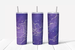 Alcohol ink sublimation design. Skinny tumbler wrap design. Product Image 3