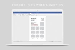 Product Sheet | MS Word &amp; Indesign Product Image 5