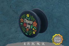 Floral Choose Joy SVG Product Image 2