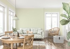 Wall mockup - Wallpaper mockup - Scandinavian room scene Product Image 2