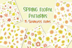Spring Floral Patterns- 15 items Product Image 1