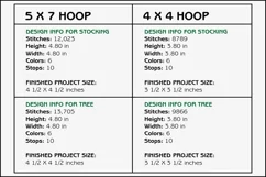 Christmas Cookies Coasters - 4 x 4 and 5 x 7 Hoops Product Image 2